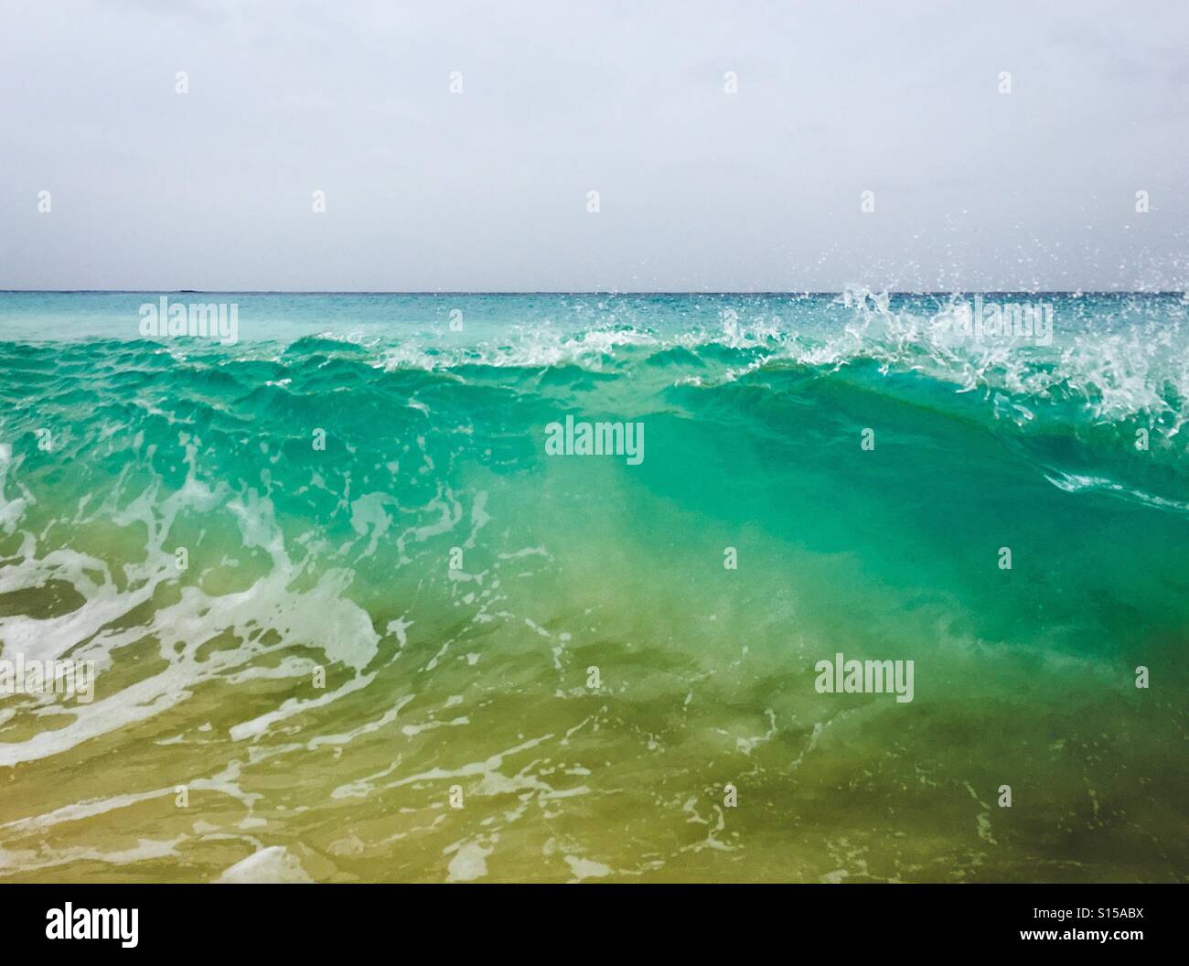 Wave about to break - Smartphone Captured Stock Image