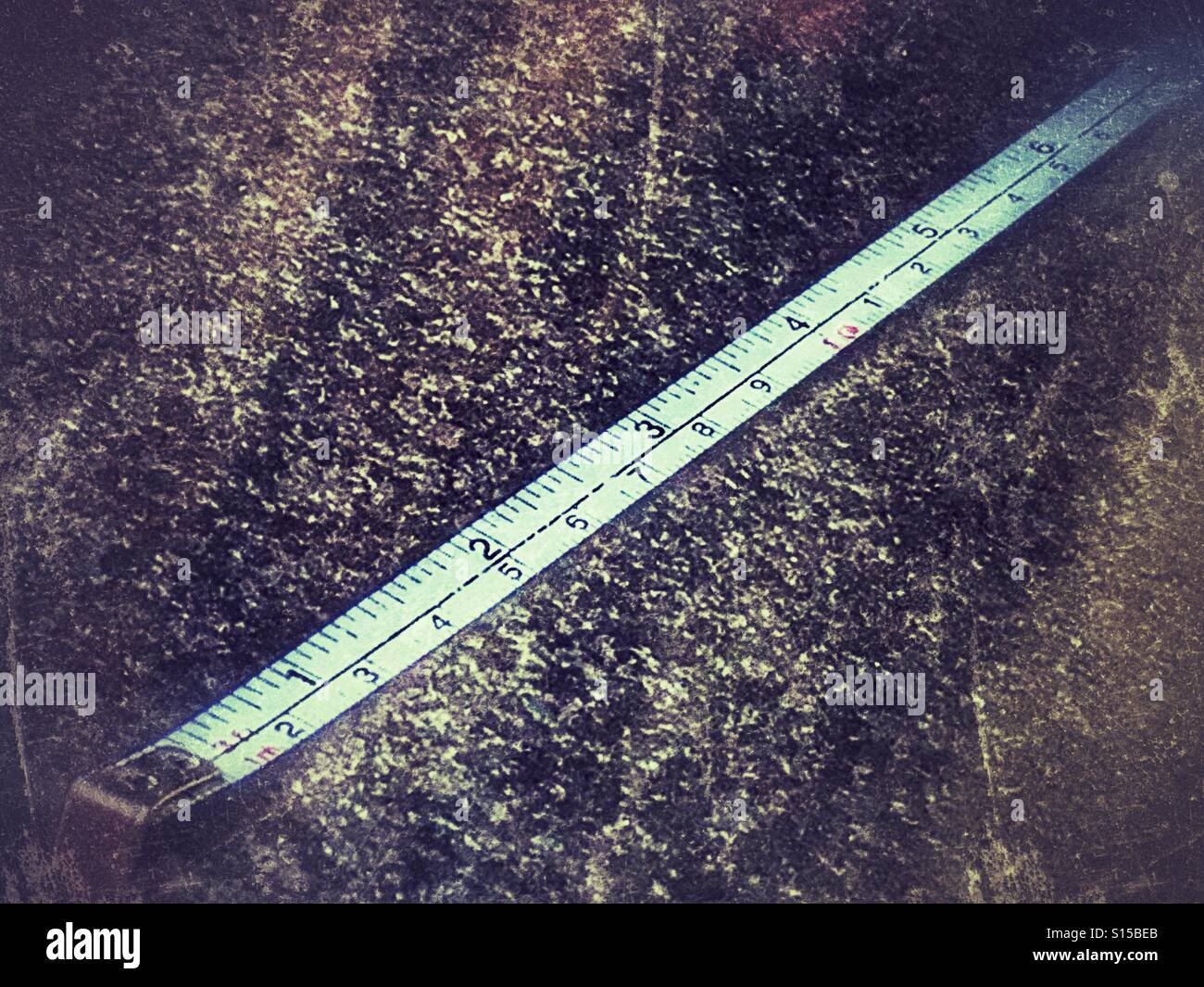 Tape measure, inches and centimetres Stock Photo Alamy