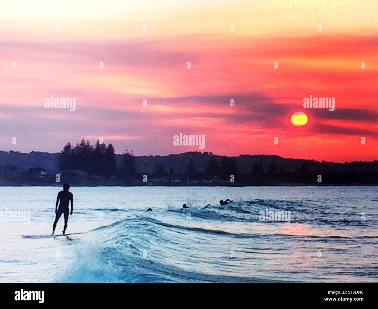 Sunset surfing australia hi-res stock photography and images - Alamy