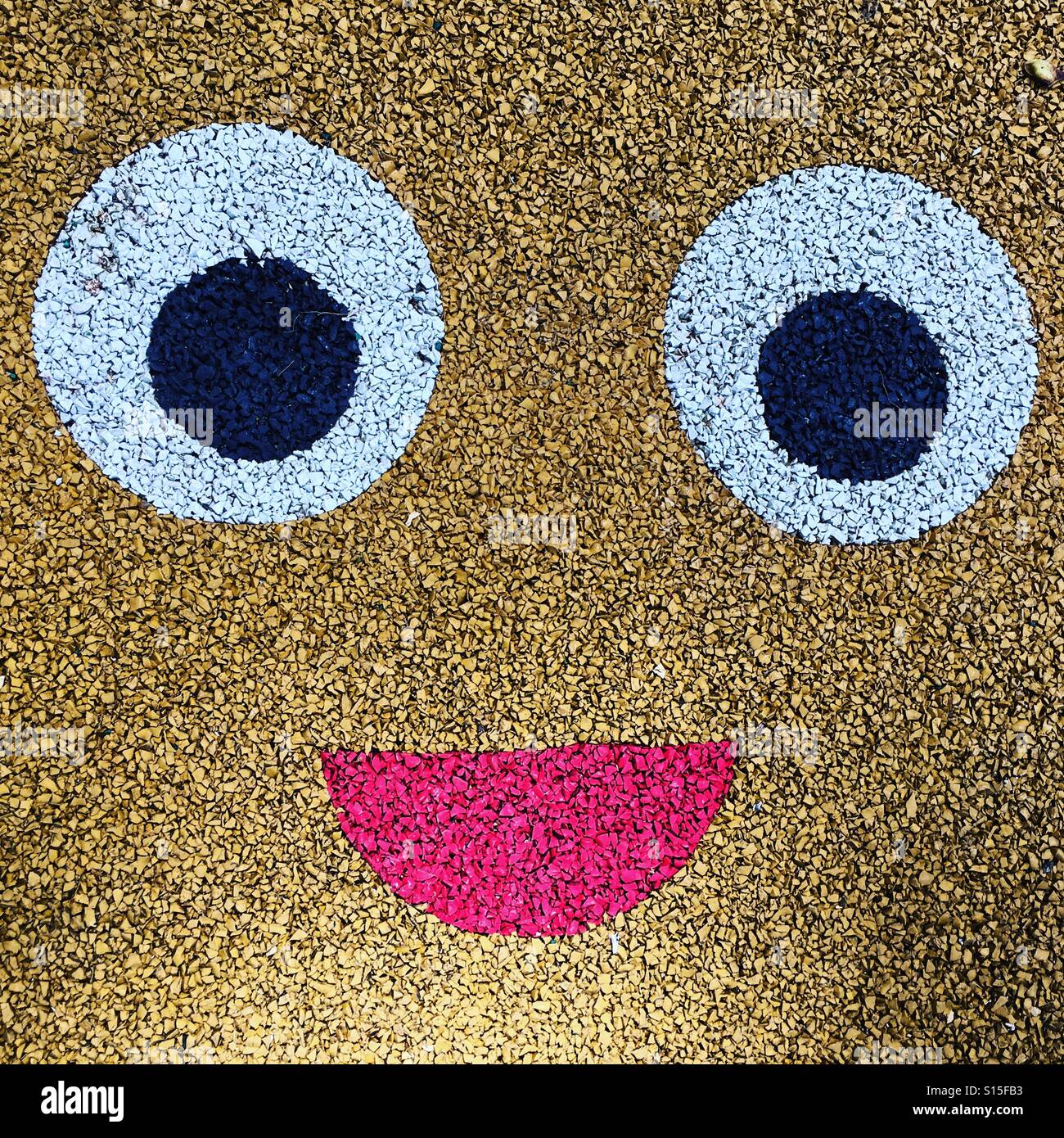 smiley face - Smartphone Captured Stock Image