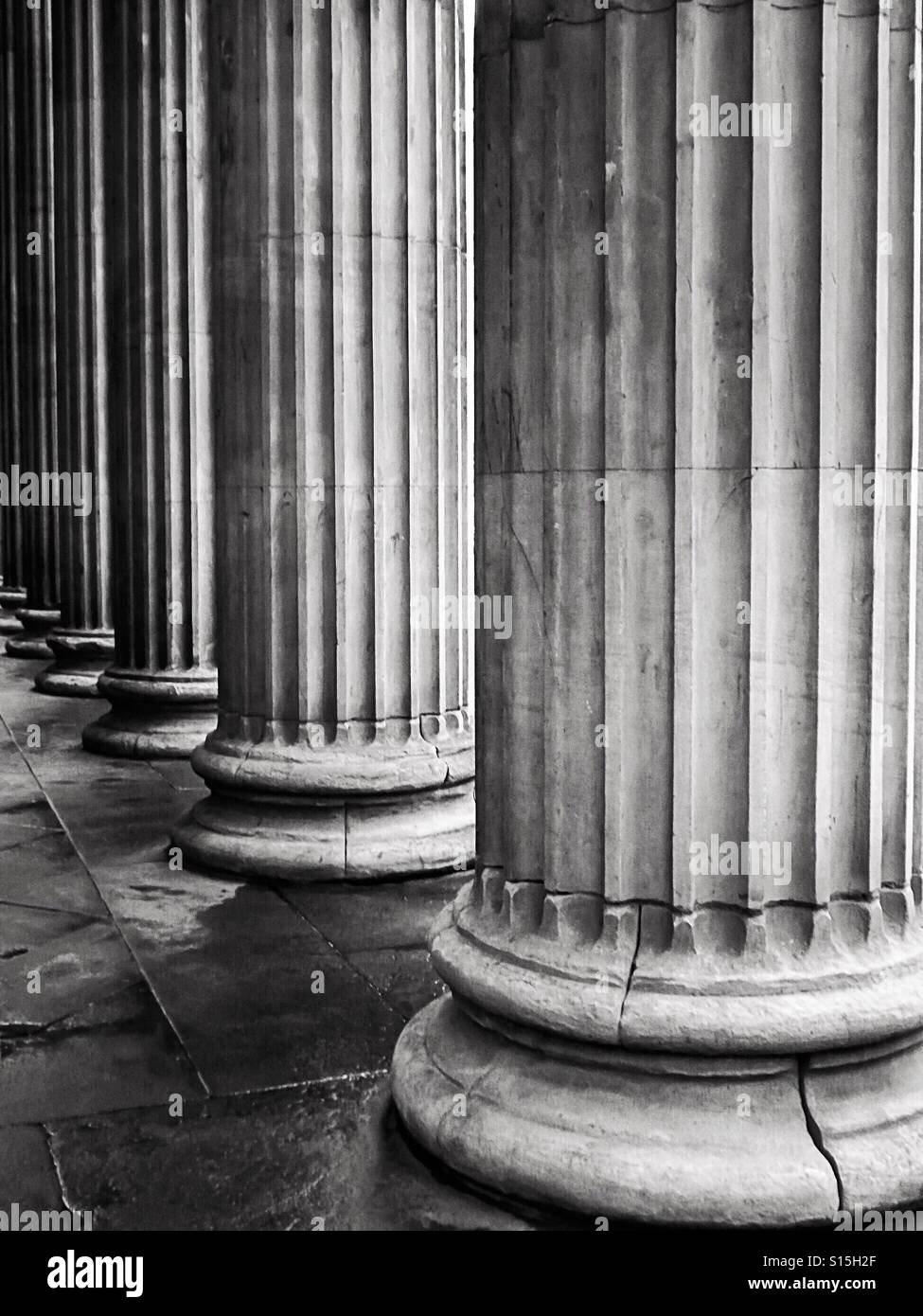 Fluted Corinthian Columns Stock Photo Alamy