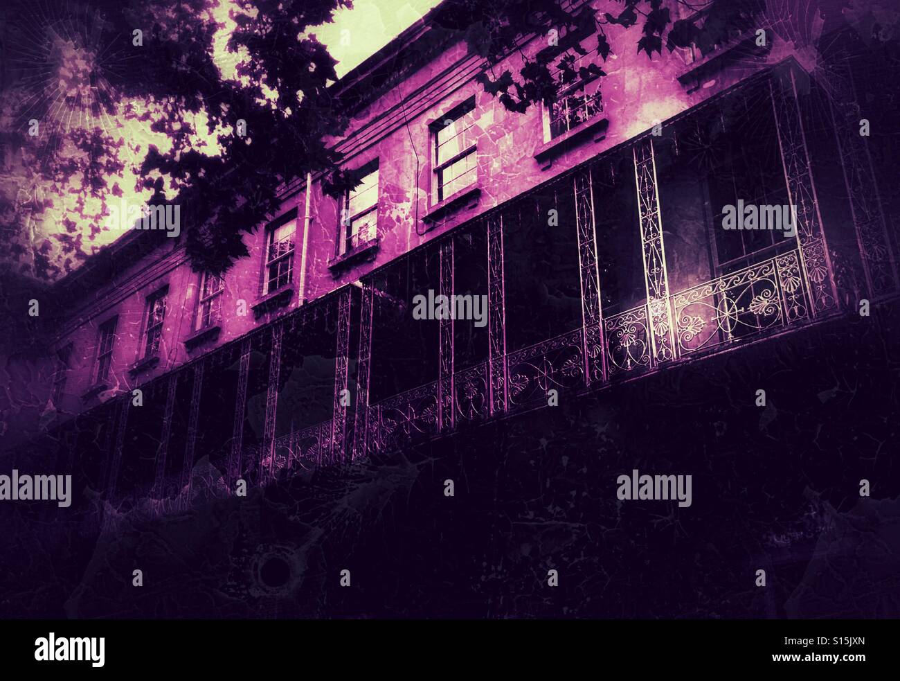 Regency architecture, Cheltenham - Smartphone Captured Stock Image