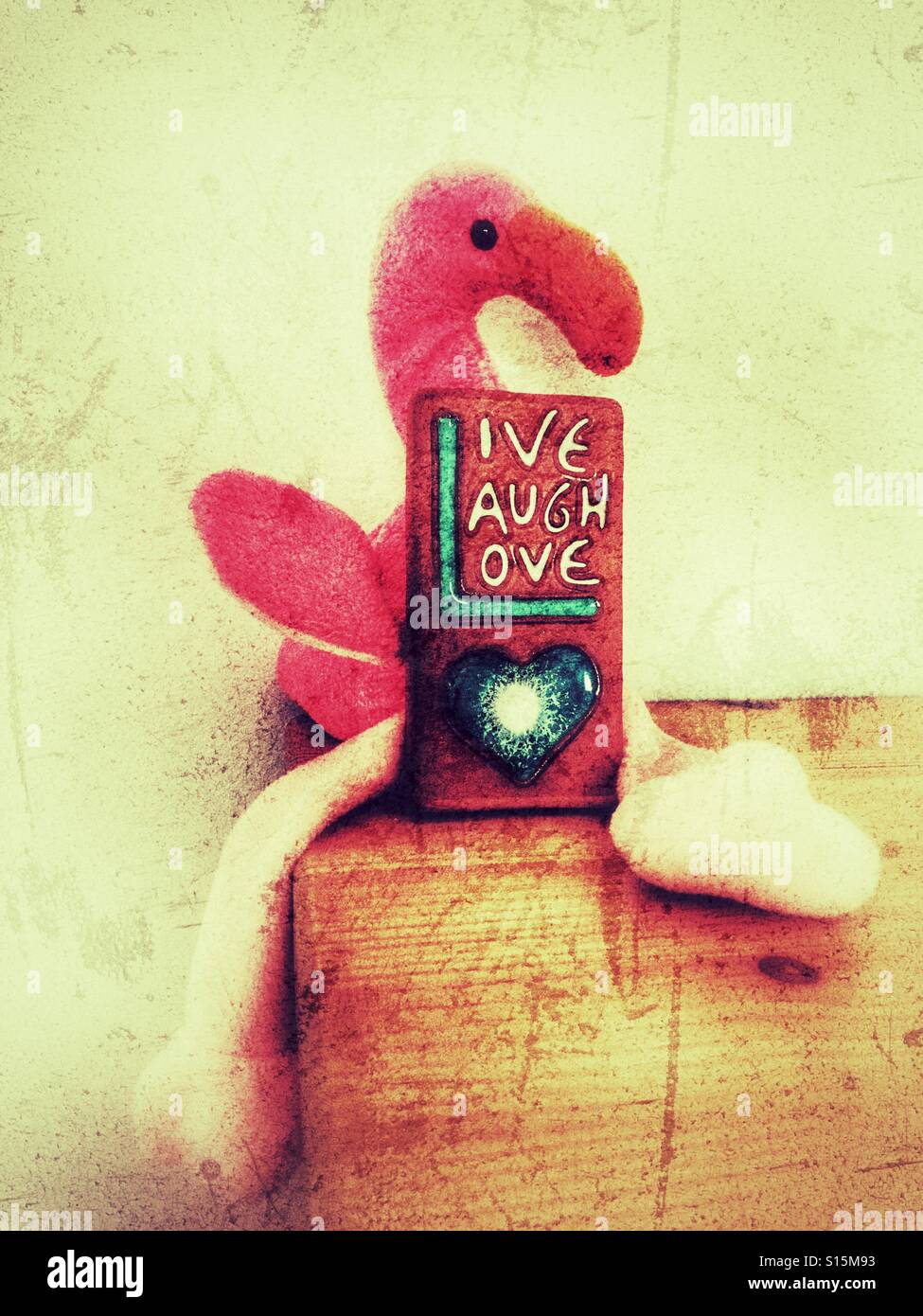 Motivational Quote Live Laugh Love Stock Photo Alamy