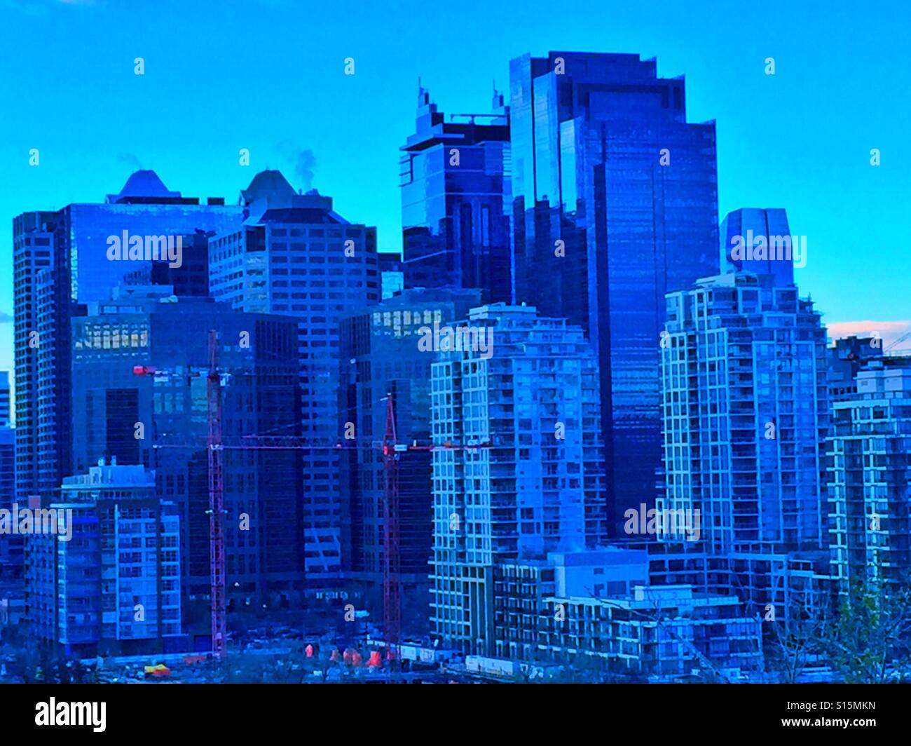 City skyline - Smartphone Captured Stock Image