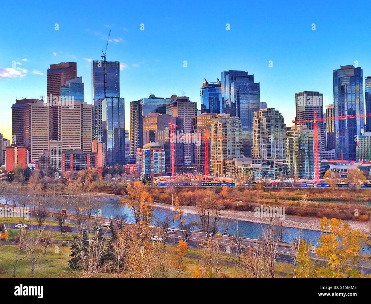 City skyline - Smartphone Captured Stock Image