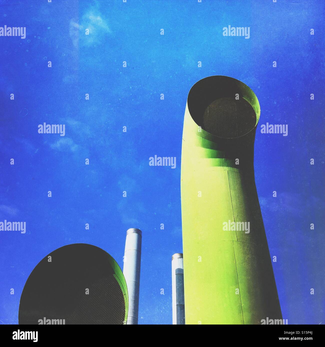 Ventilation exhaust - Smartphone Captured Stock Image