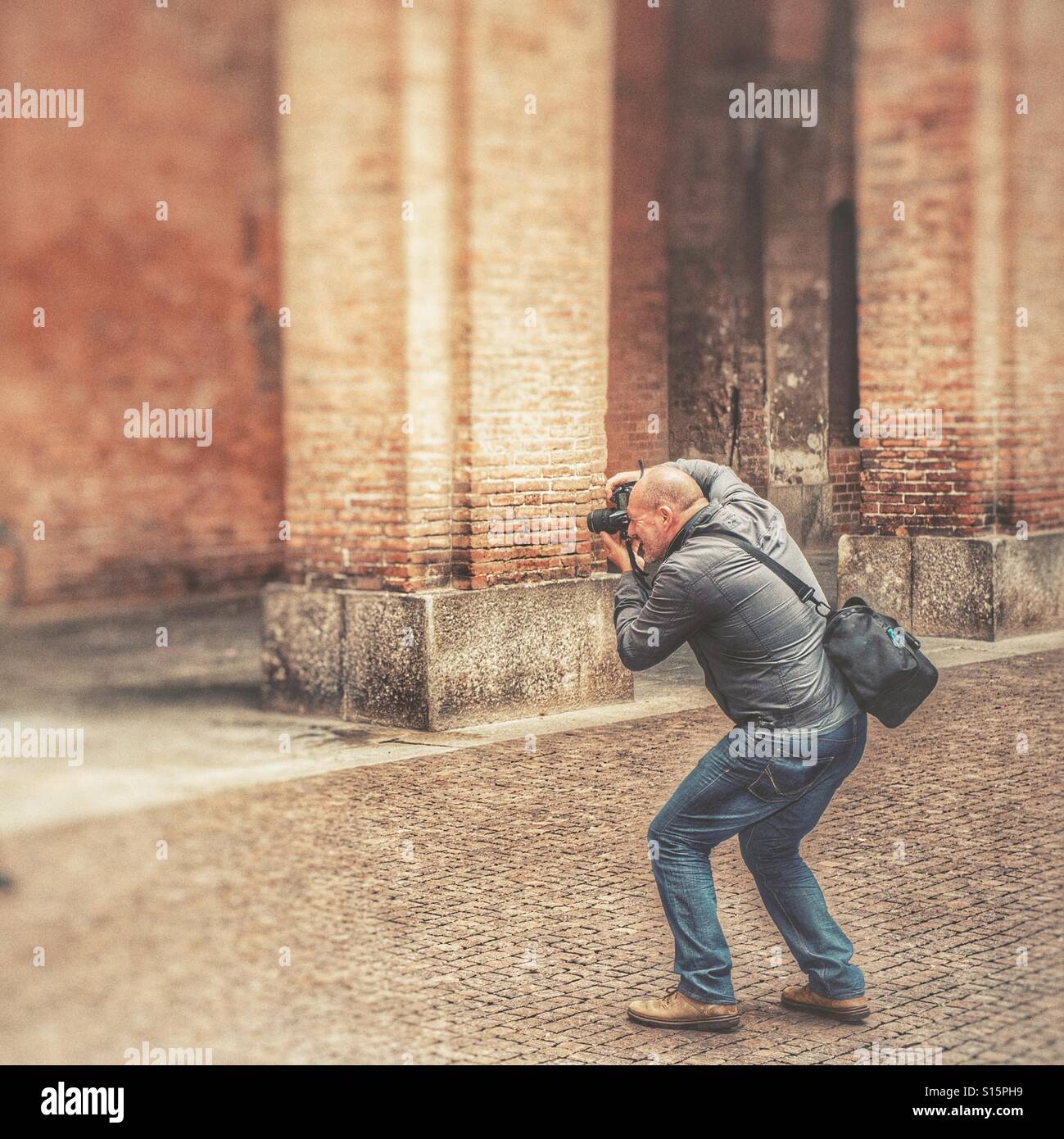 The Photographer - Smartphone Captured Stock Image