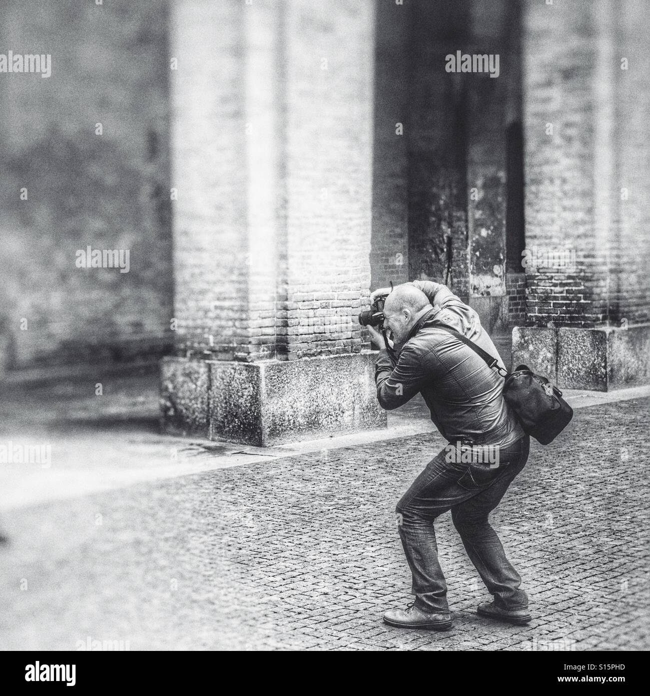 The photographer - Smartphone Captured Stock Image