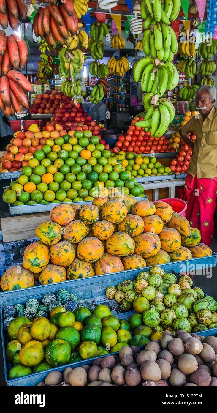 fruits shops Stock Photo