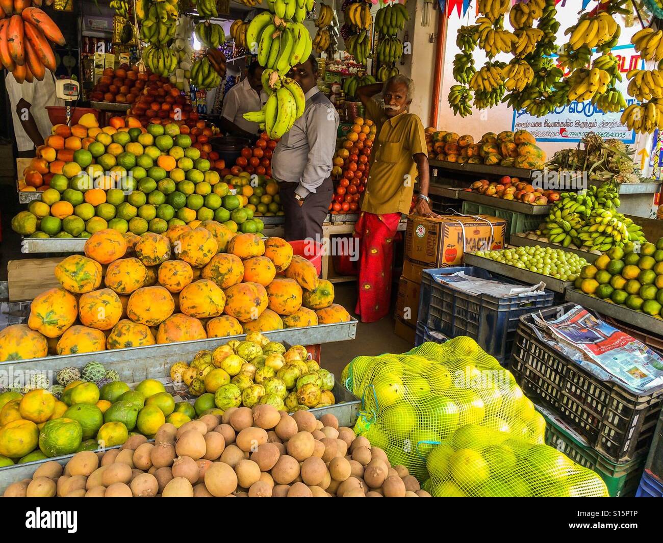 fruits shops Stock Photo