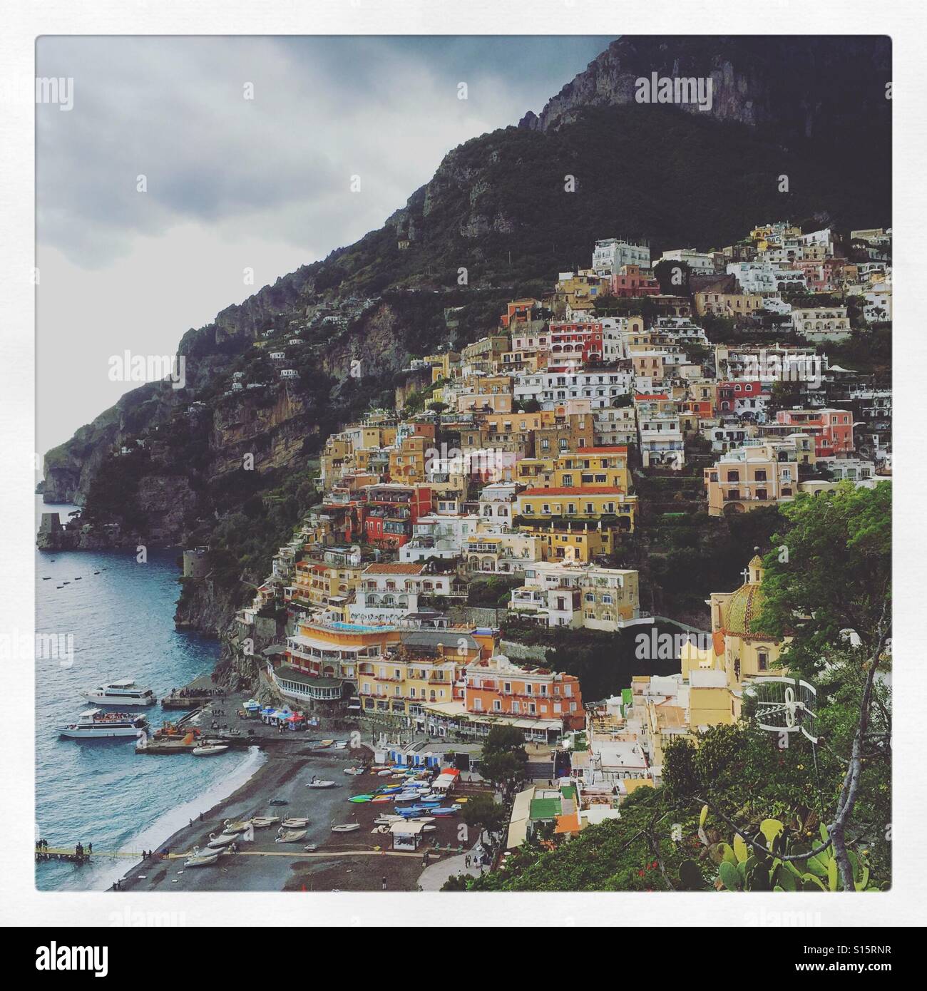 Positano - Smartphone Captured Stock Image