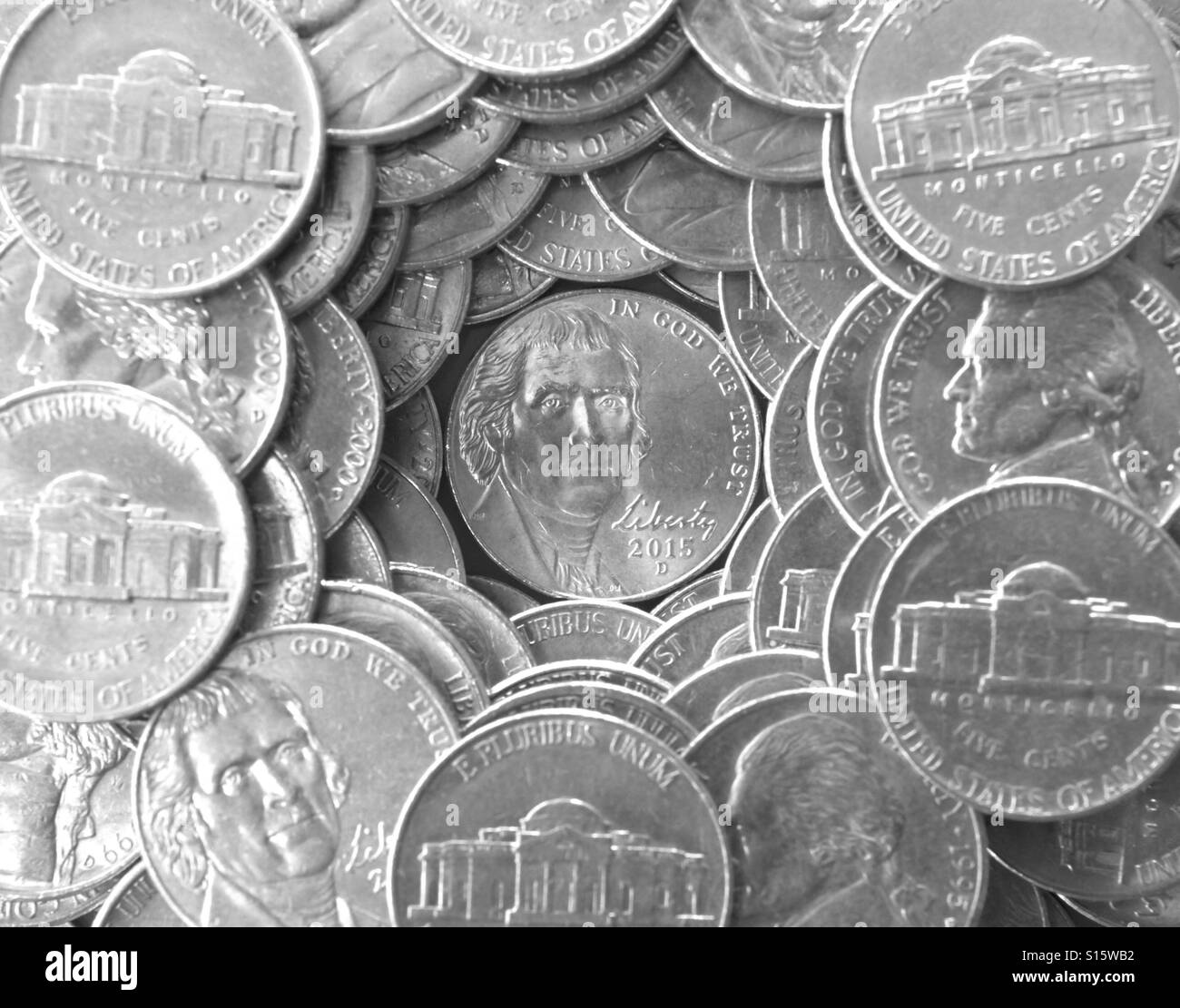 Nickel pile Stock Photo Alamy