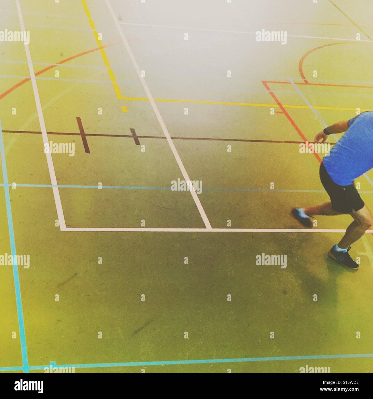 Indoor sport - Smartphone Captured Stock Image
