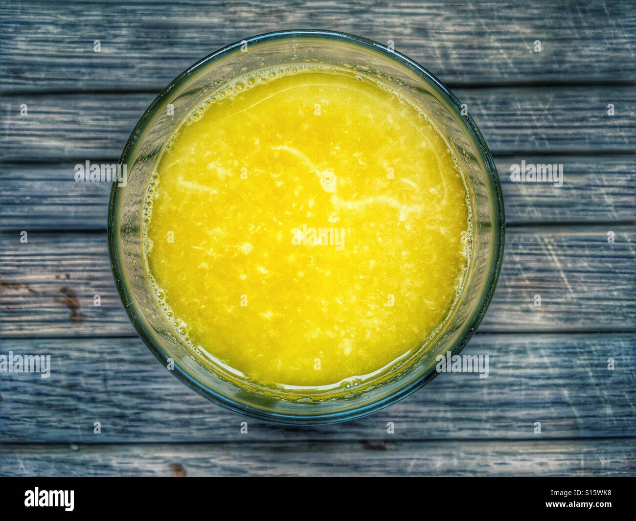 Glass of freshly squeezed orange juice Stock Photo Alamy