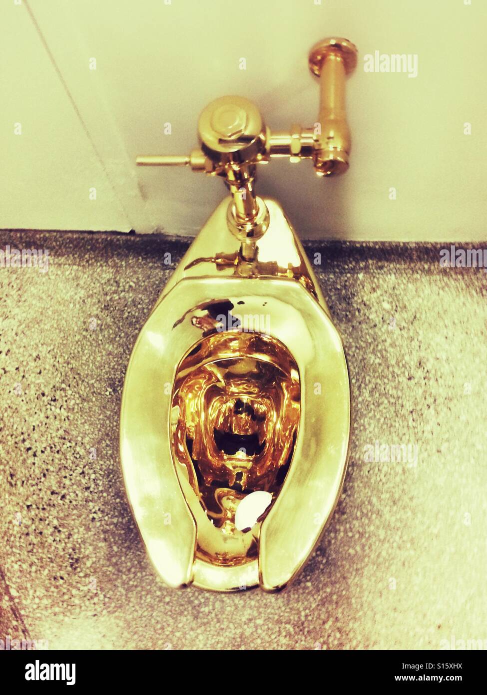 Gold toilet hi-res stock photography and images - Alamy