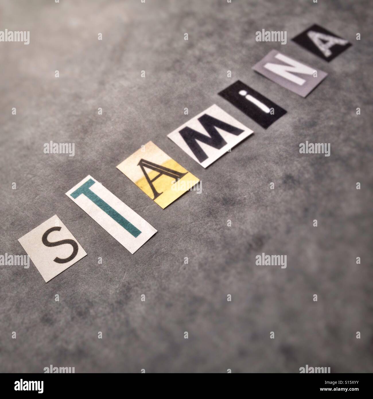 Stamina - Smartphone Captured Stock Image