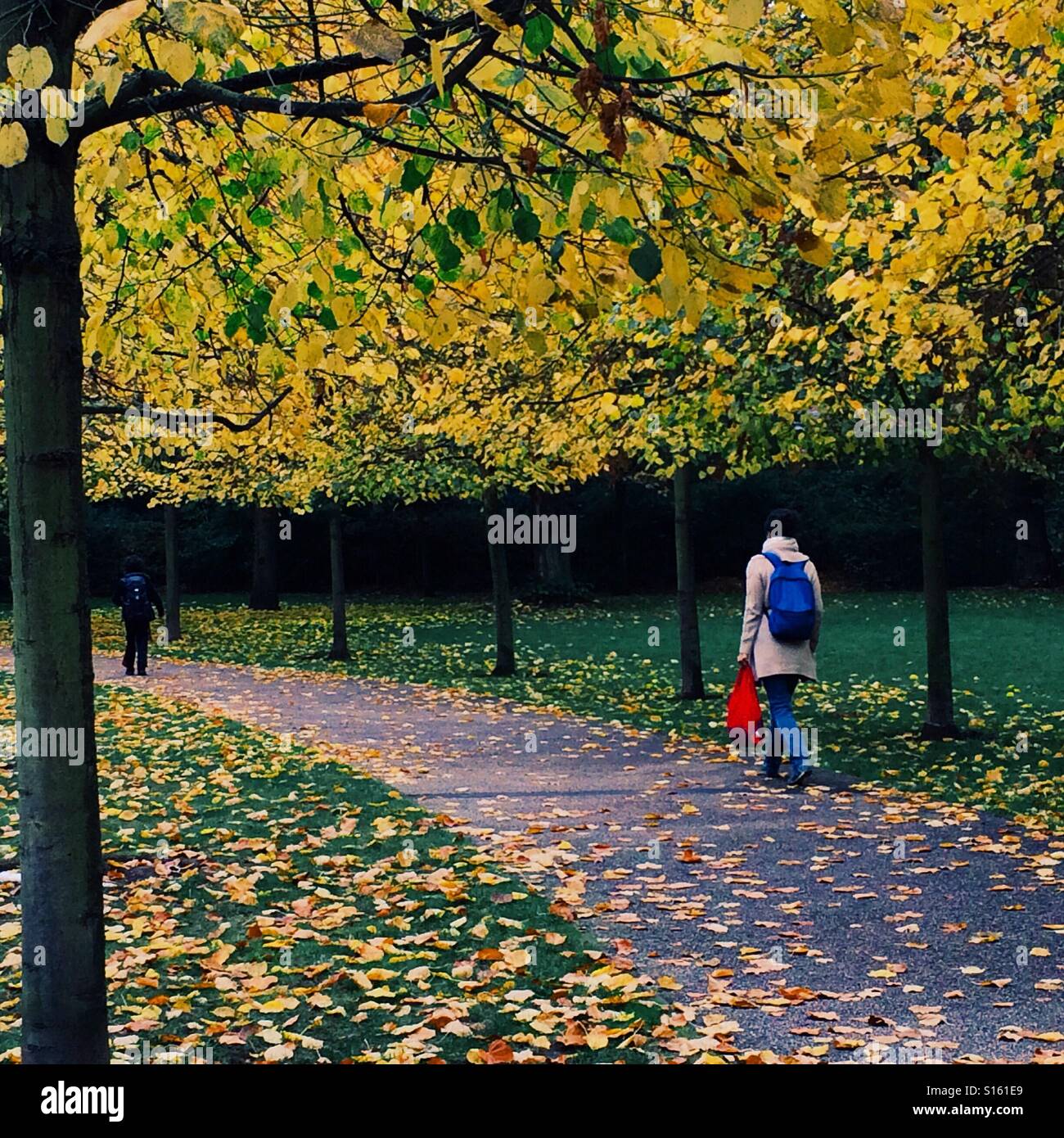 London October - Smartphone Captured Stock Image