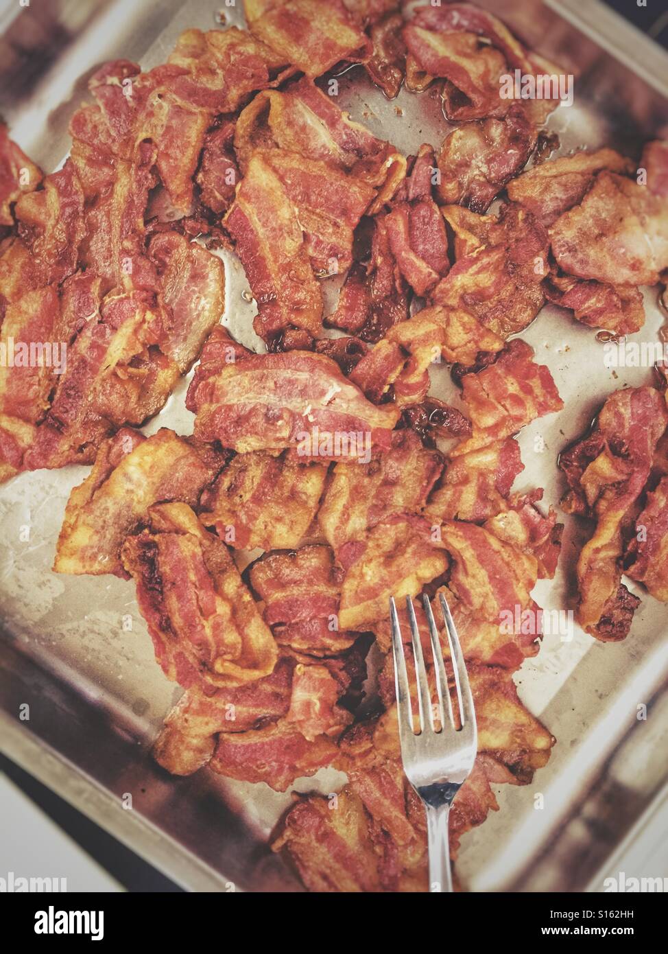 Crispy bacon - Smartphone Captured Stock Image