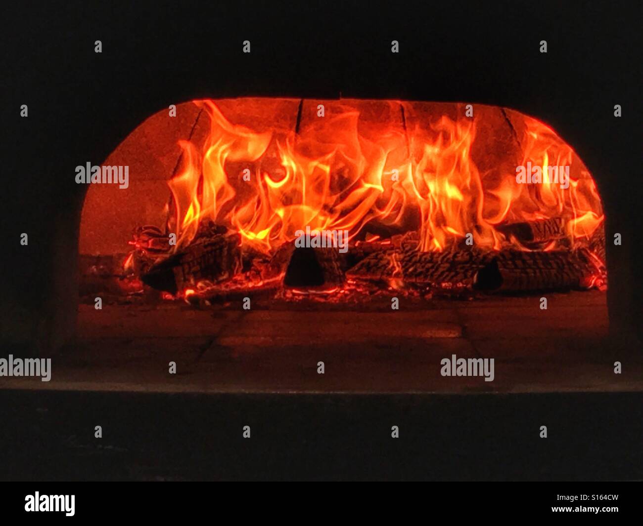 Wood burning oven - Smartphone Captured Stock Image