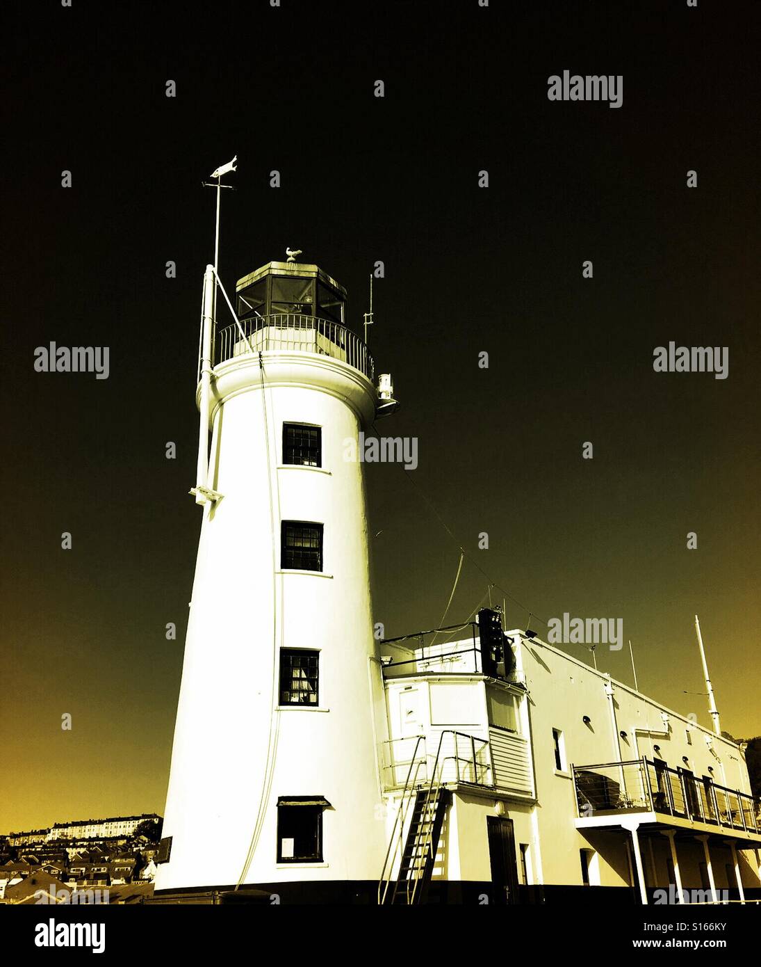 Scarborough lighthouse - Smartphone Captured Stock Image