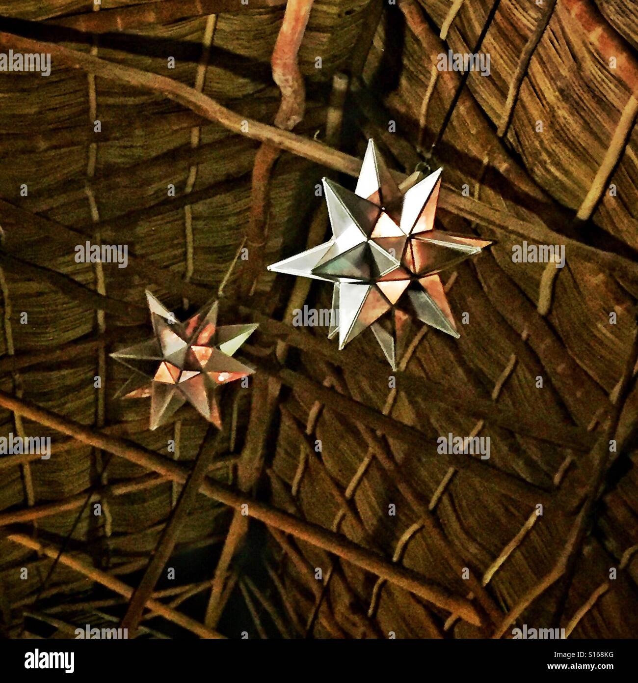 Mexican Hanging Star Lights Add A Festive Glow To The Rustic