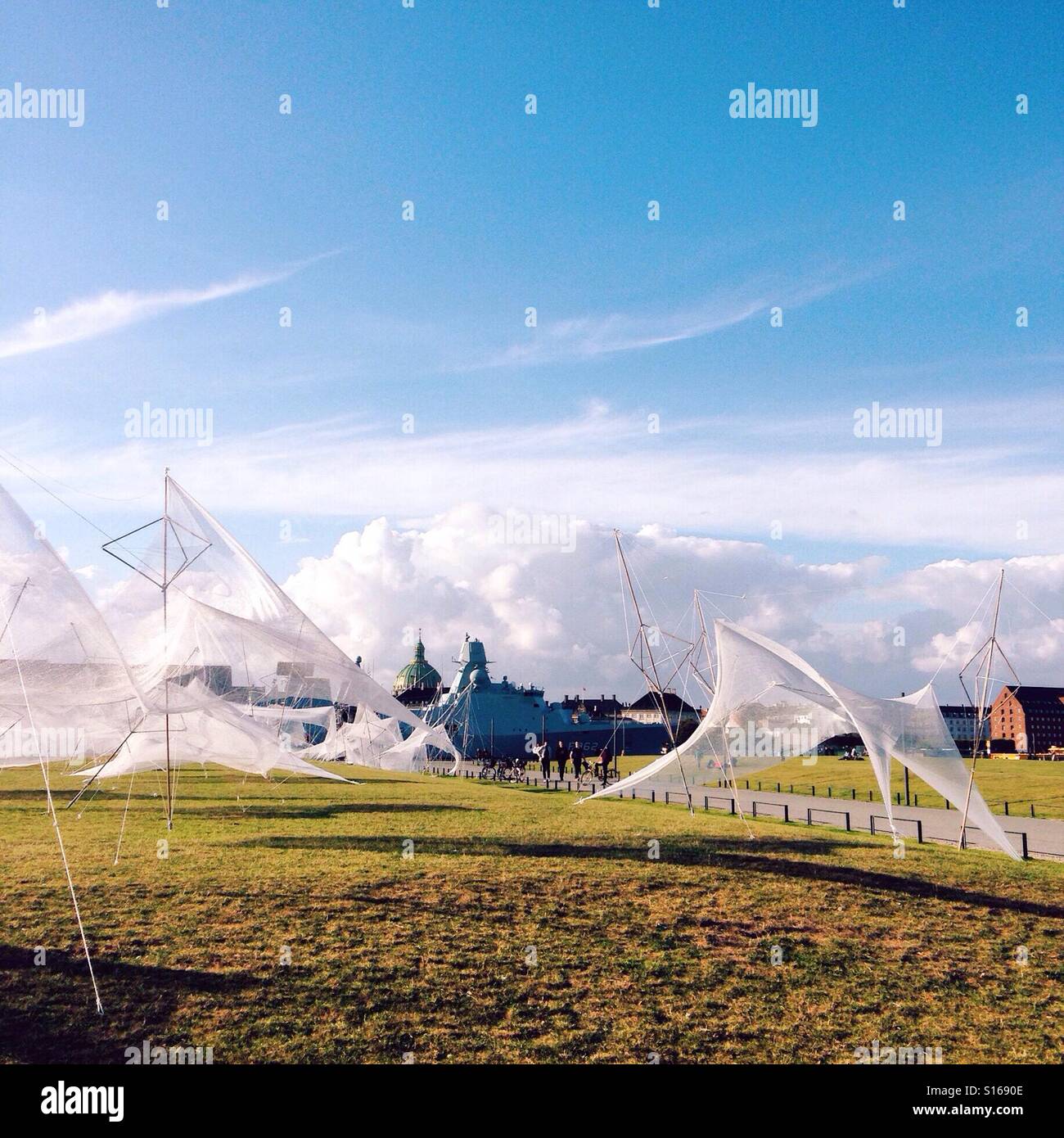 Contemporary art in Copenhagen Stock Photo Alamy