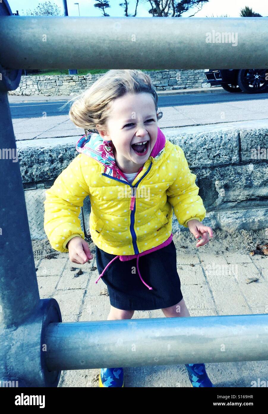 Mad laugh - Smartphone Captured Stock Image