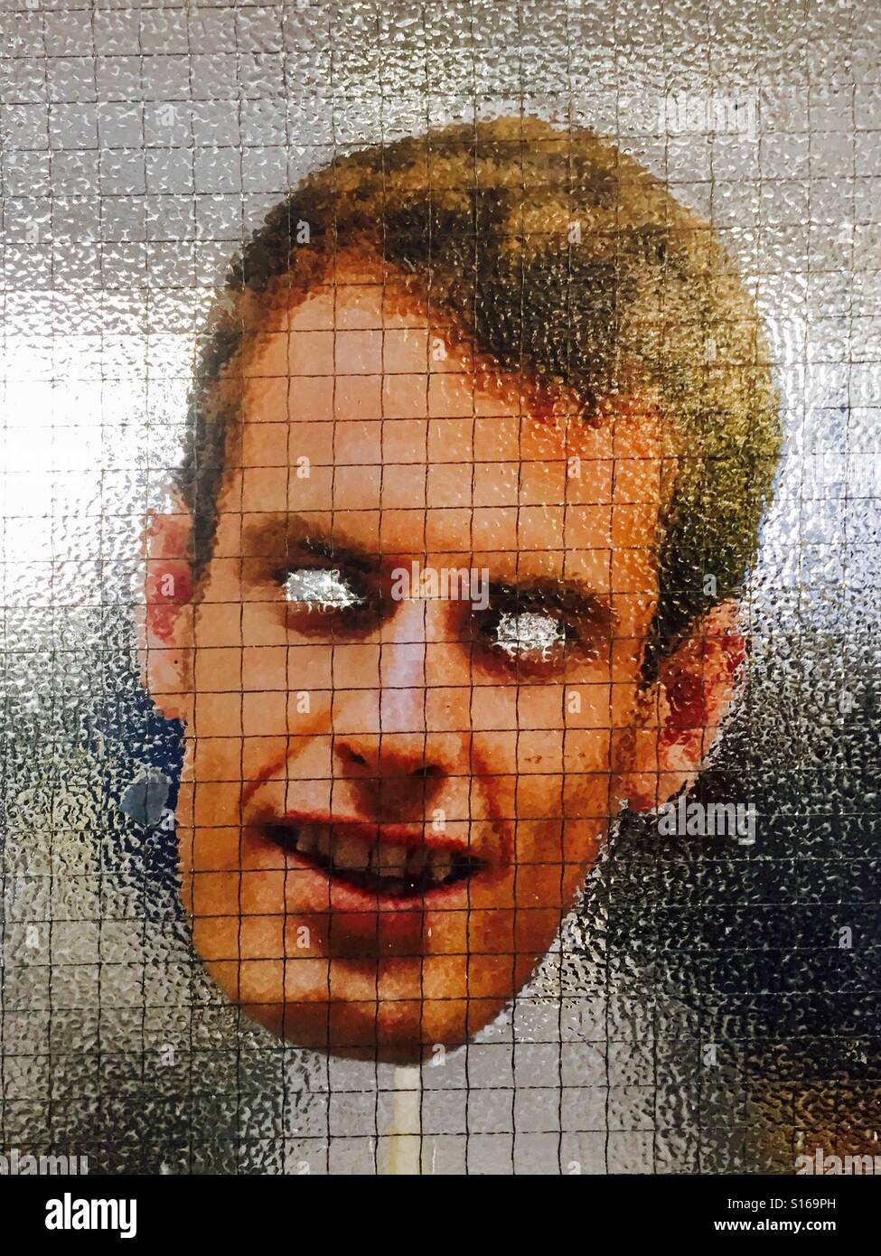 Disembodied mask - Smartphone Captured Stock Image