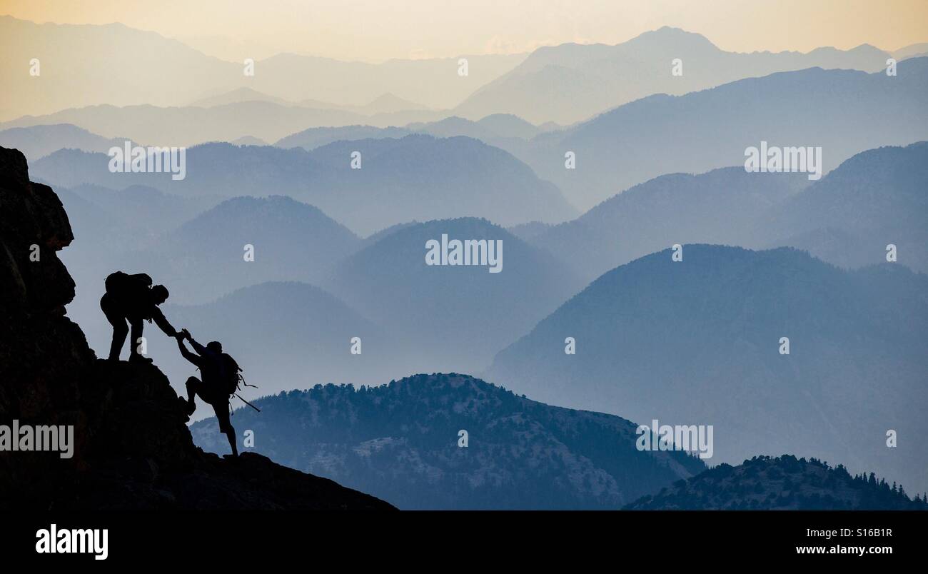 Mountaineering activity and climbing success Stock Photo Alamy