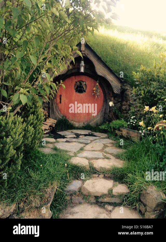 Hobbit's Home Stock Photo