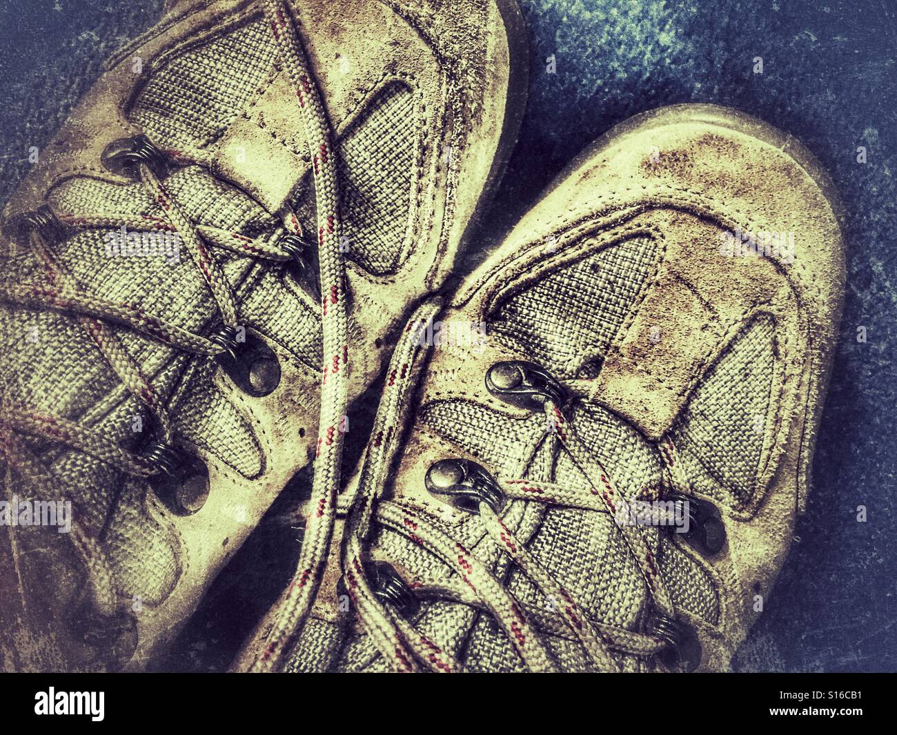 Hiking boots - Smartphone Captured Stock Image