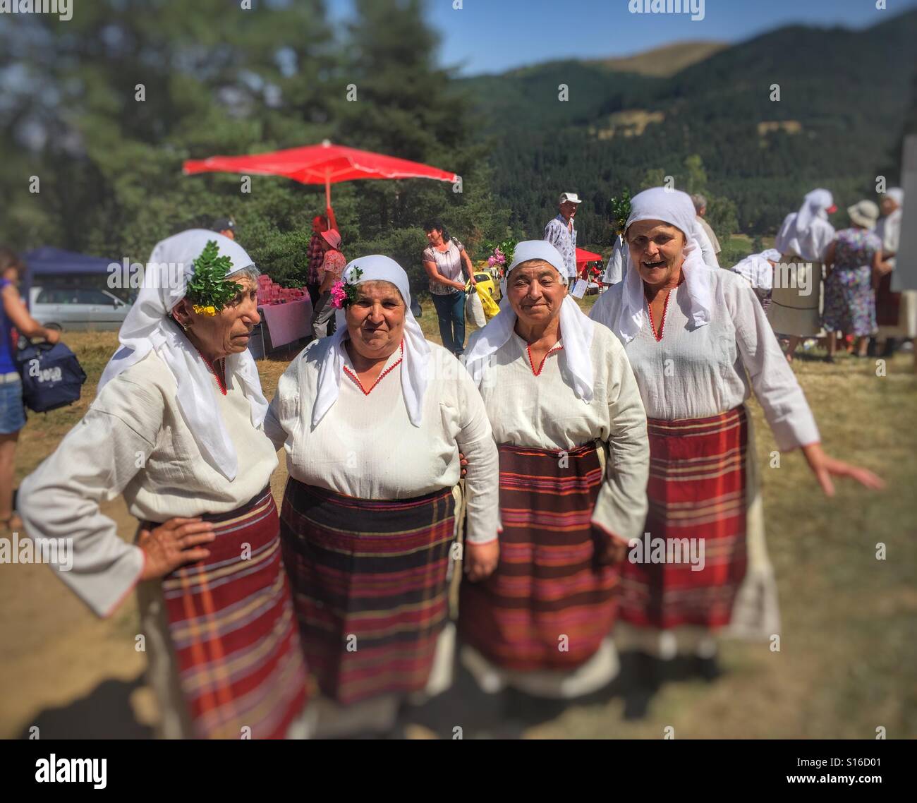 Bulgarian folklore festival Koprivshtica Bulgaria - Smartphone Captured Stock Image Bulgarian folklore festival Koprivshtica Bulgaria - Smartphone Captured Stock Image