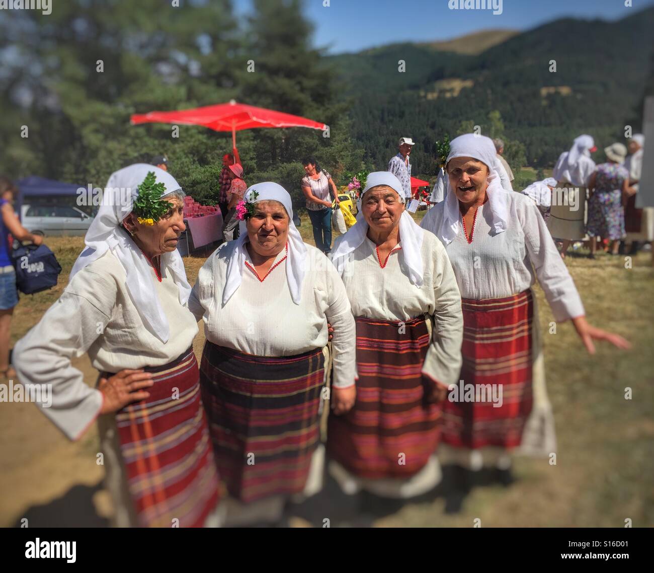 Bulgarian folklore festival Koprivshtica Bulgaria Stock Photo