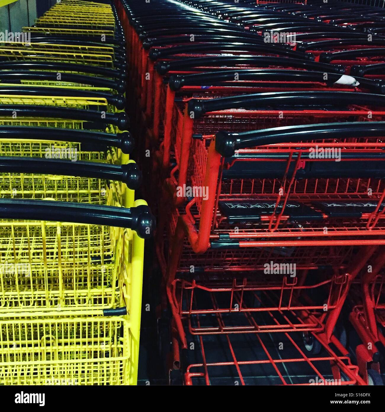 Shopping carts by K.R Stock Photo Alamy