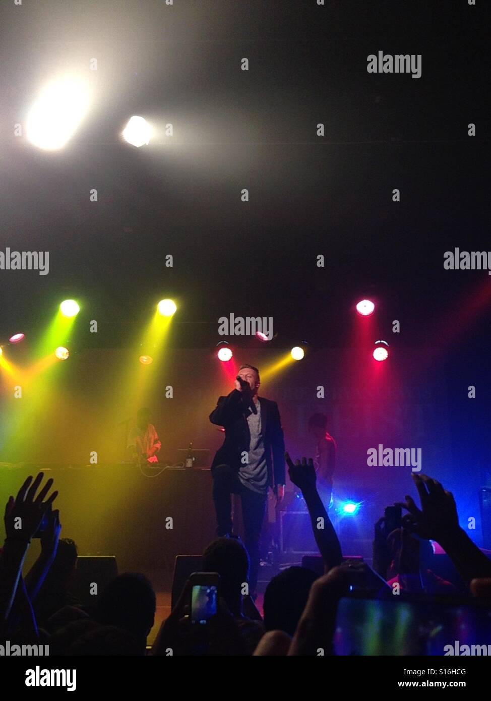 Macklemore concert - Smartphone Captured Stock Image