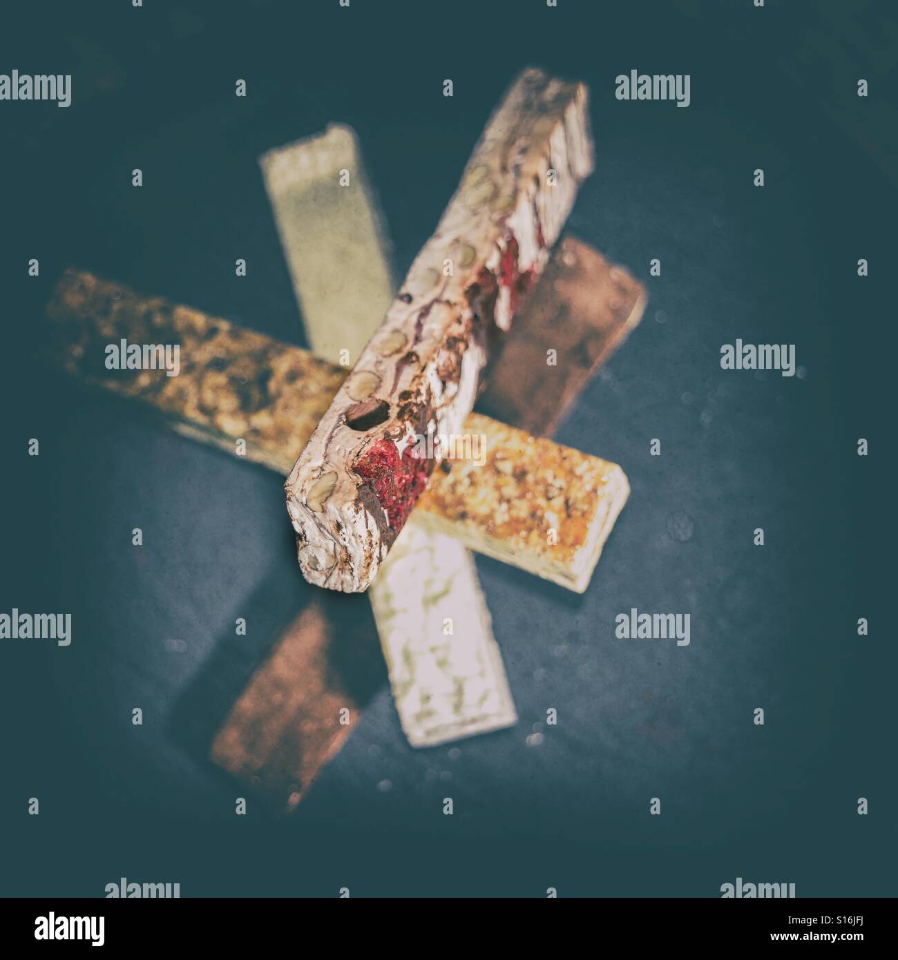 Sweet nougat - Smartphone Captured Stock Image