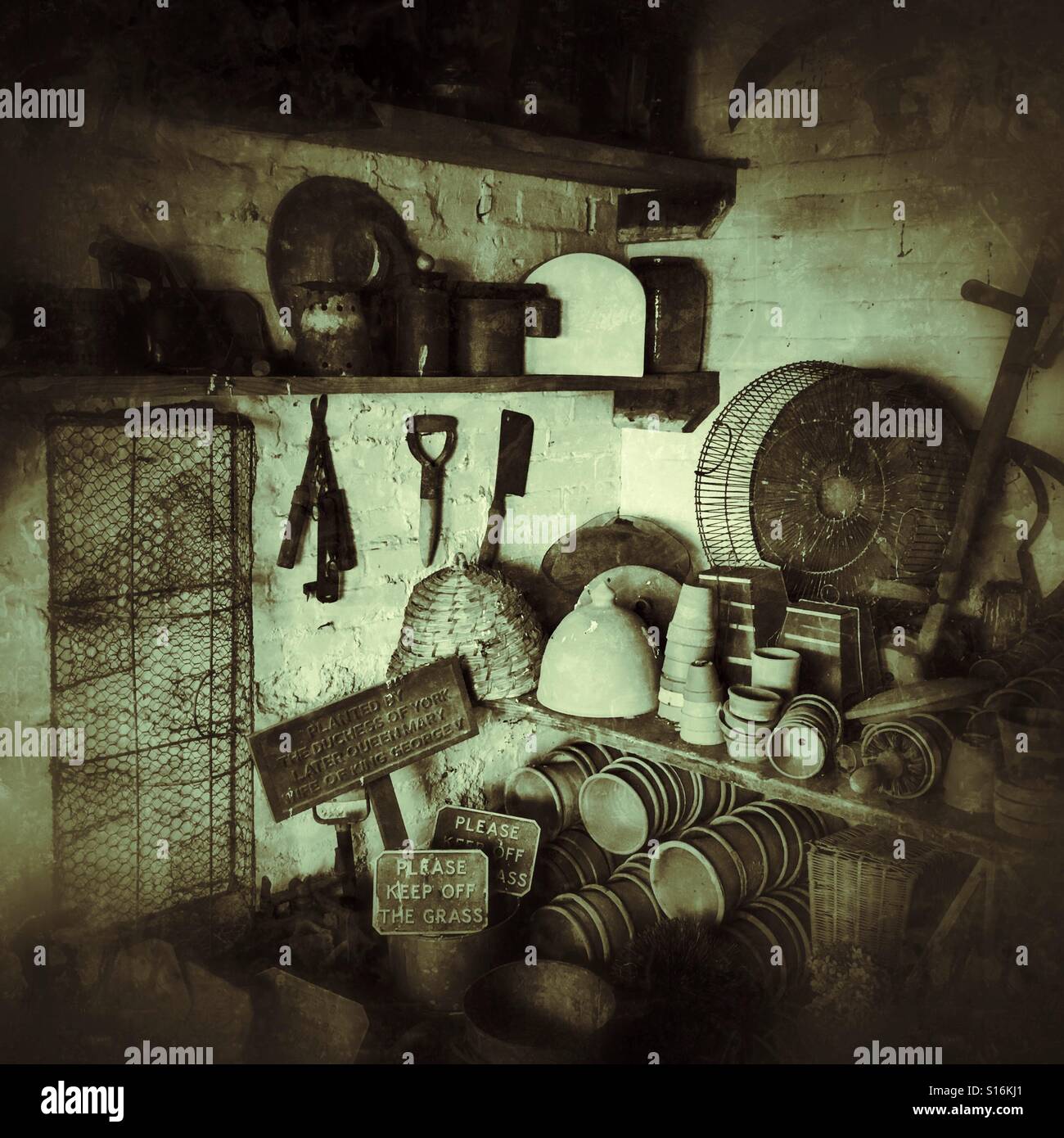 Garden shed - Smartphone Captured Stock Image