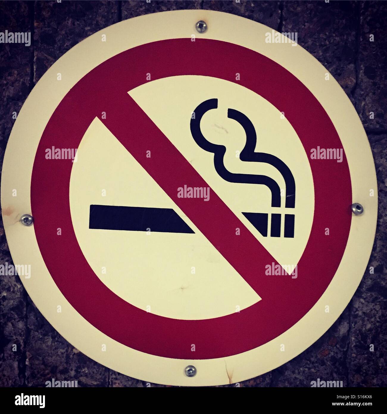 No smoking by K.R. Stock Photo