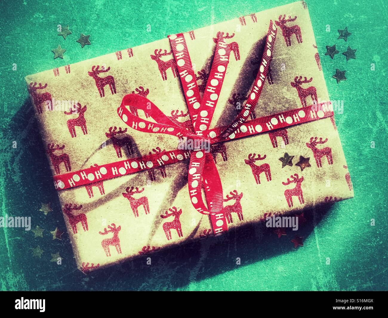 Christmas present - Smartphone Captured Stock Image