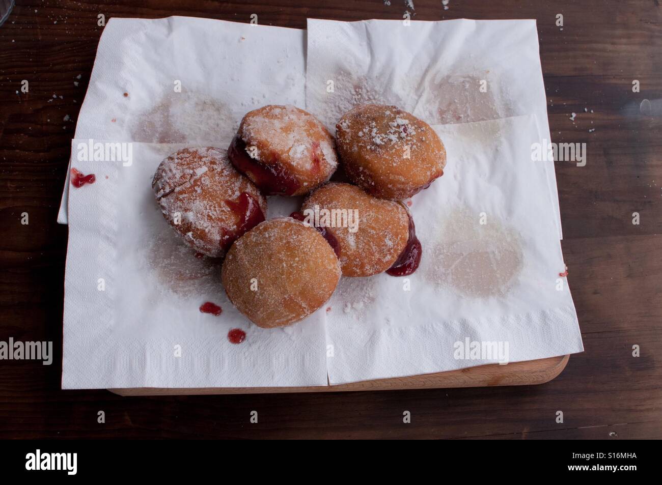 Jammy doughnuts - Smartphone Captured Stock Image