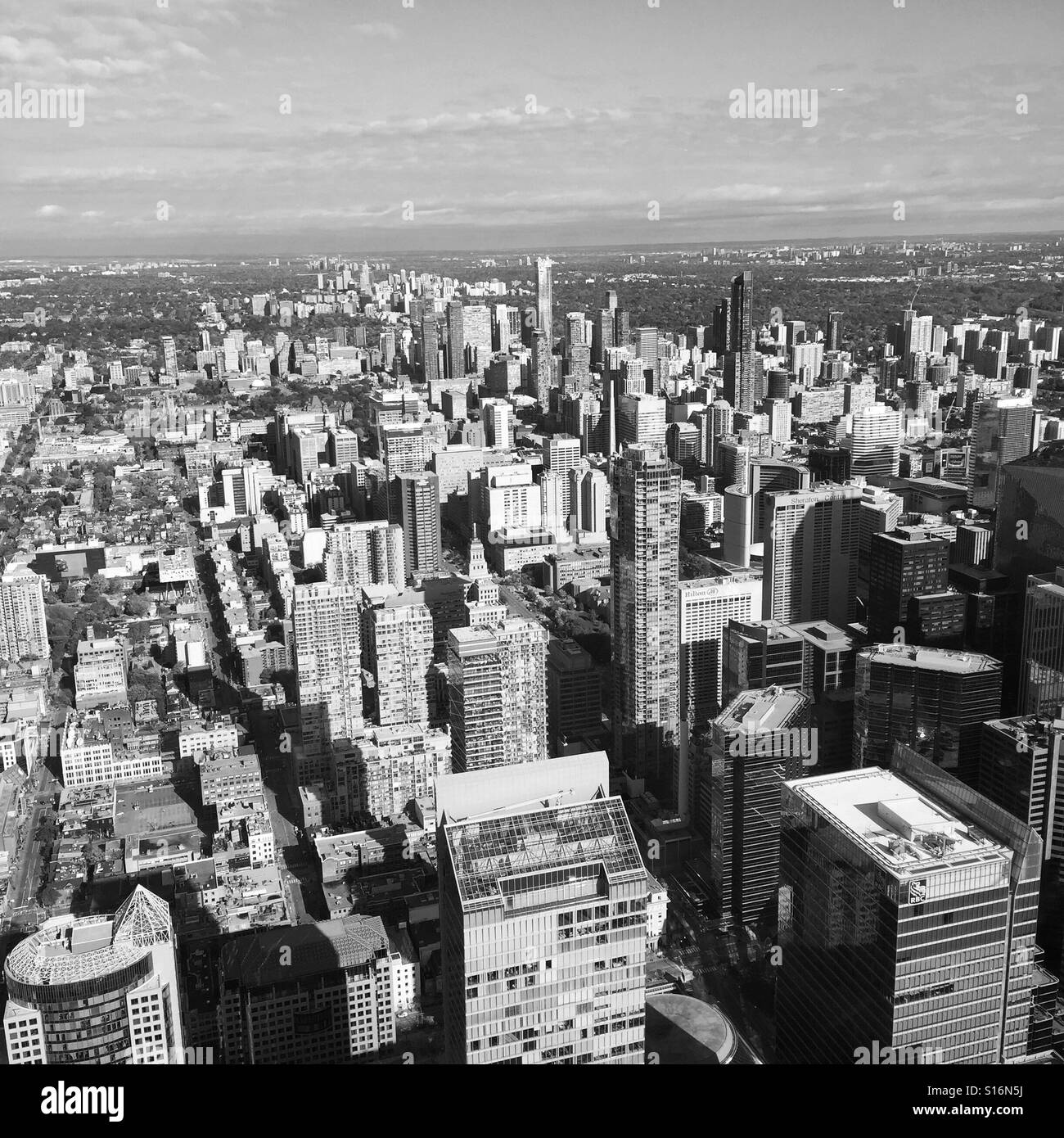 Toronto cn Black and White Stock Photos & Images - Alamy