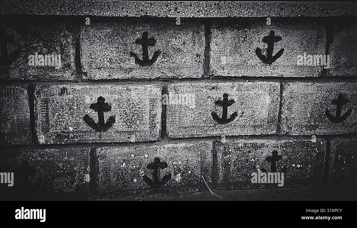 Walls and anchors Stock Photo Alamy