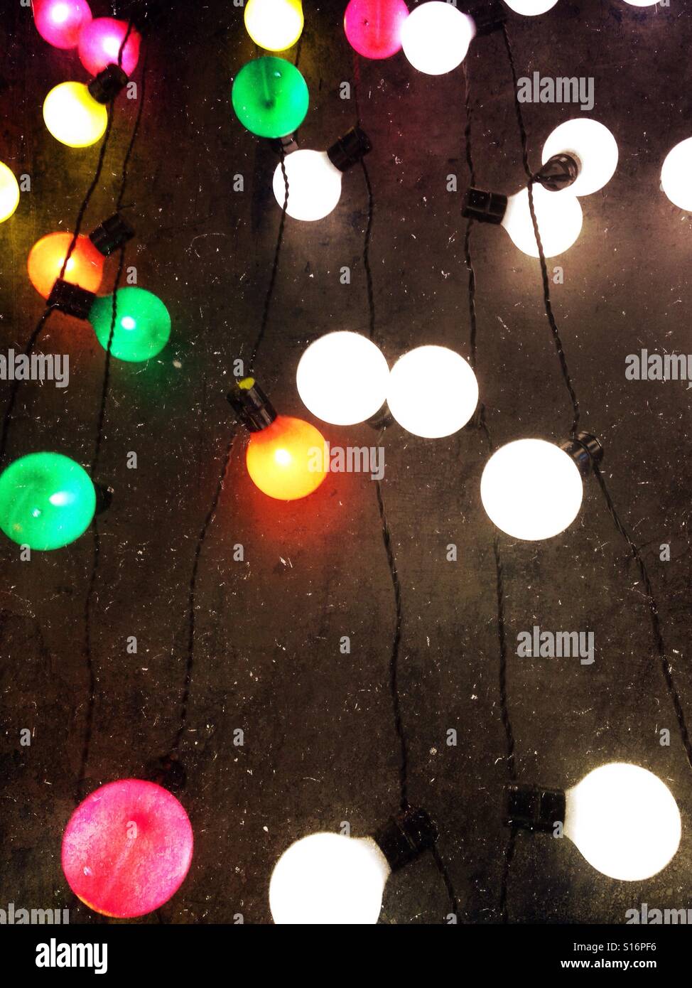 Tree lights - Smartphone Captured Stock Image