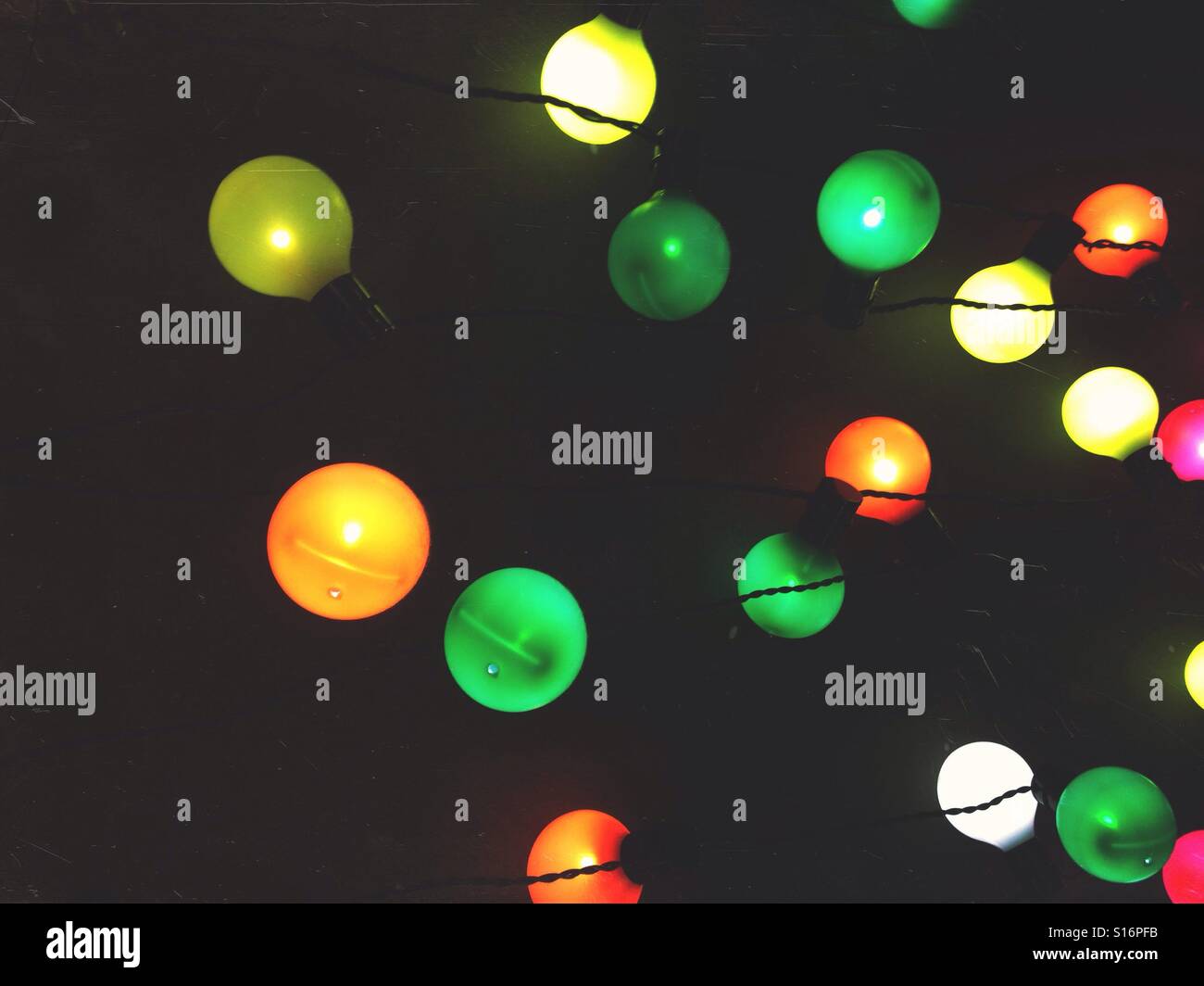 Tree lights - Smartphone Captured Stock Image