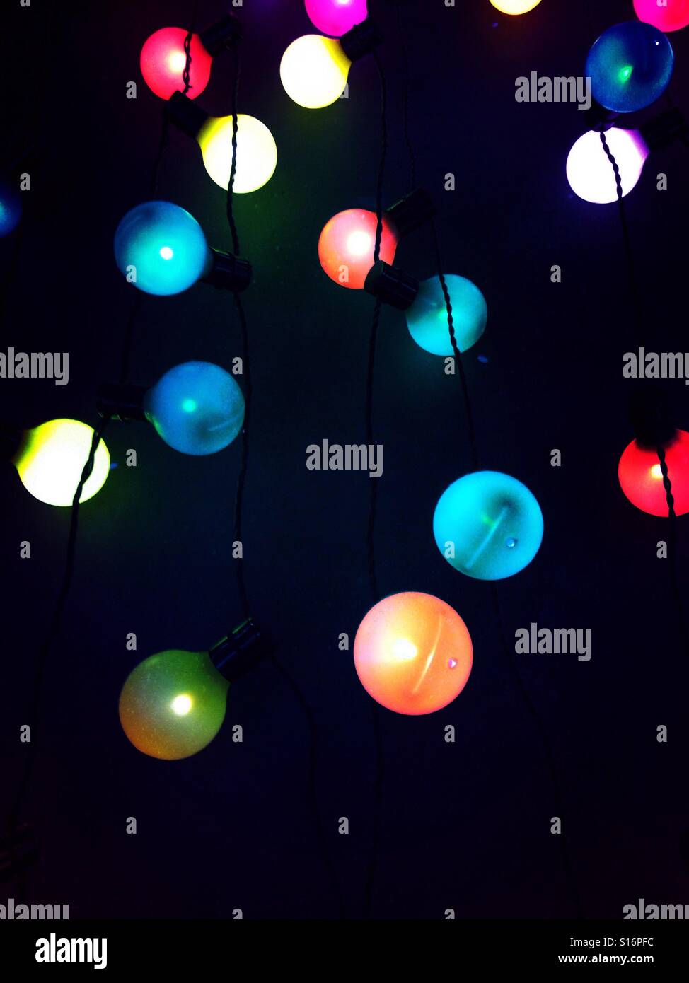 Tree lights - Smartphone Captured Stock Image