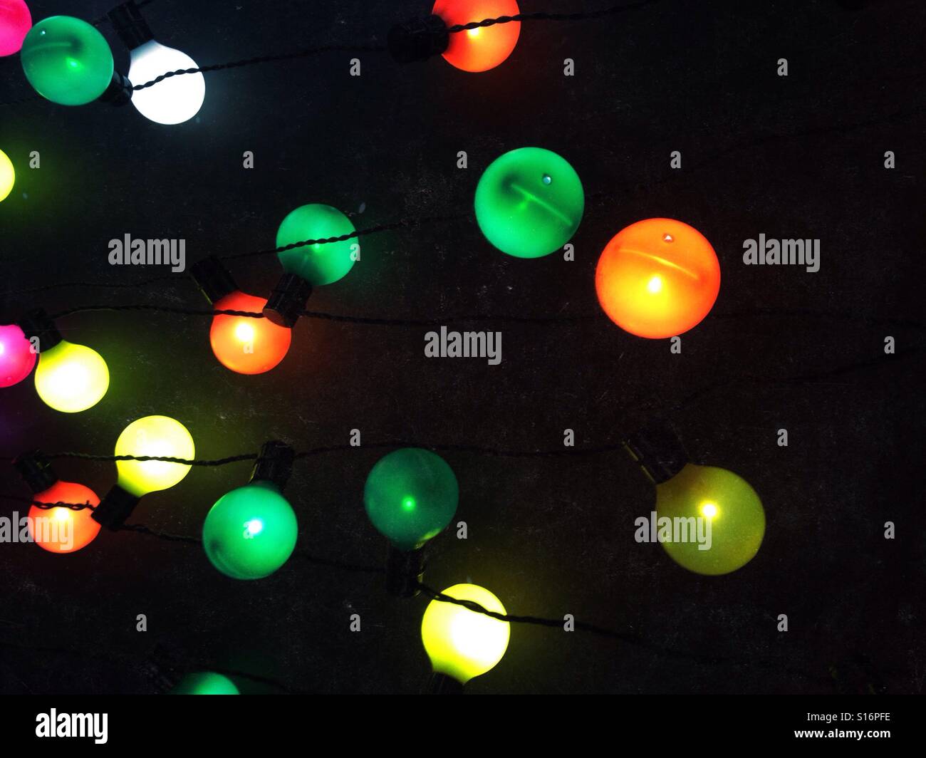 Tree lights - Smartphone Captured Stock Image