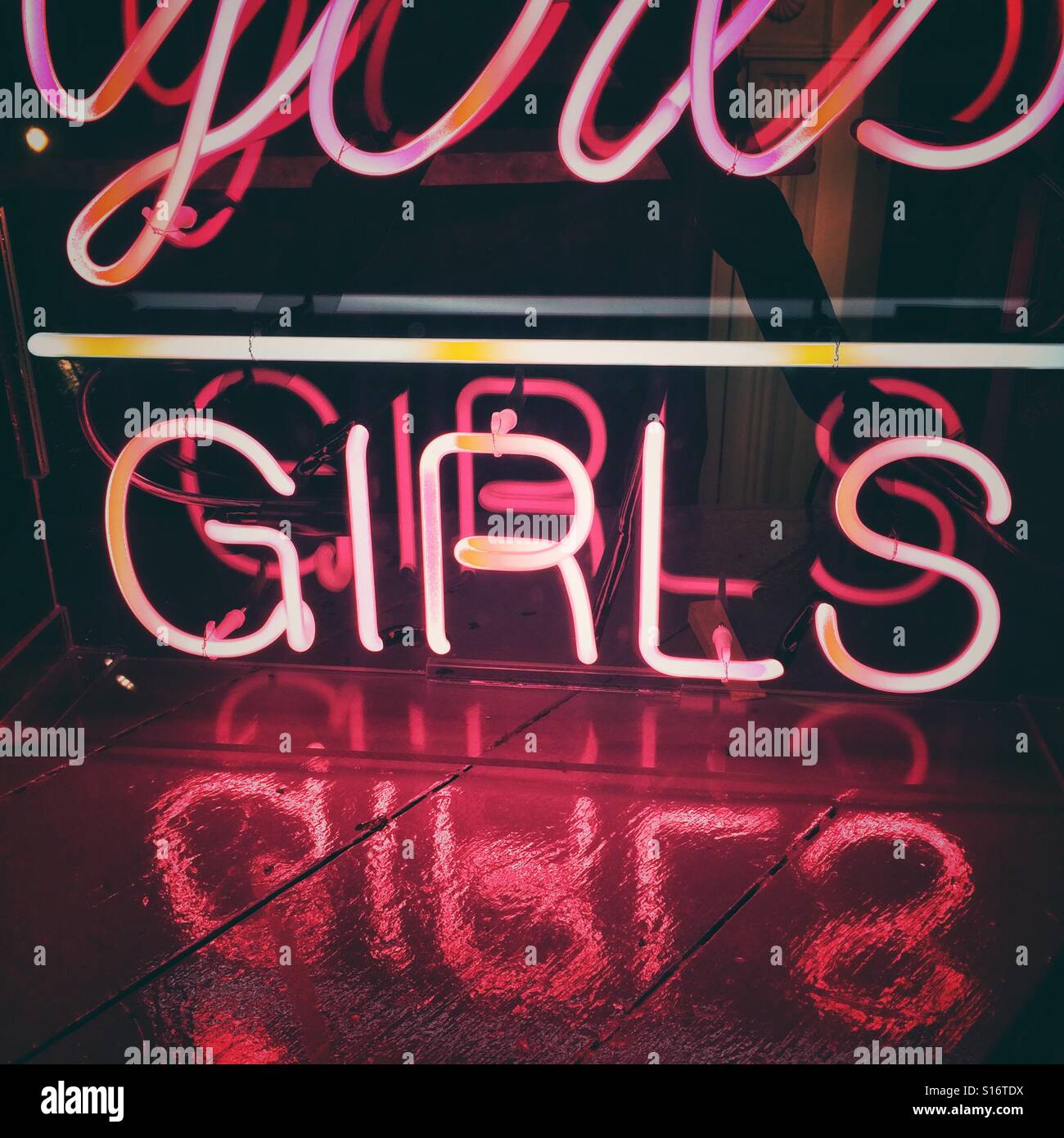 Girls Girls Girls Neon Sign High Resolution Stock Photography And Images Alamy