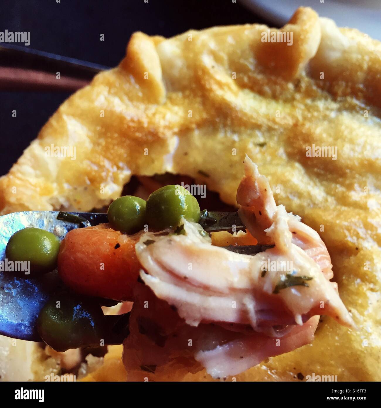 Chicken pot pie Stock Photo - Alamy
