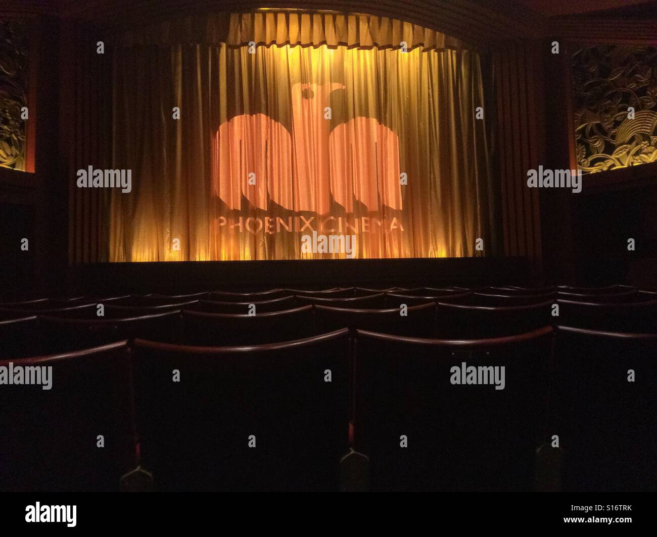 Phoenix Cinema, East Finchley, London. Europe's oldest still-working cinema. - Smartphone Captured Stock Image