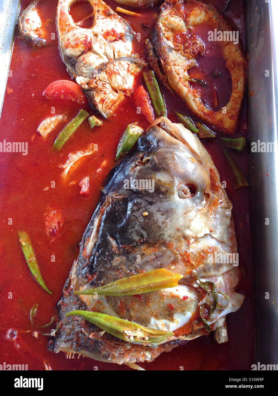 'Assam pedas' tongsan fish, a classic malaysian dish be it for malaysian malay, chinese and